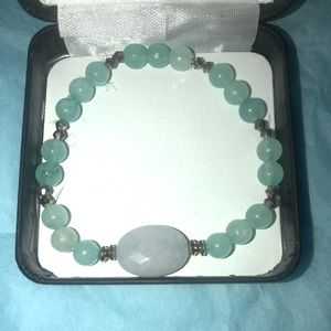 blue bracelet